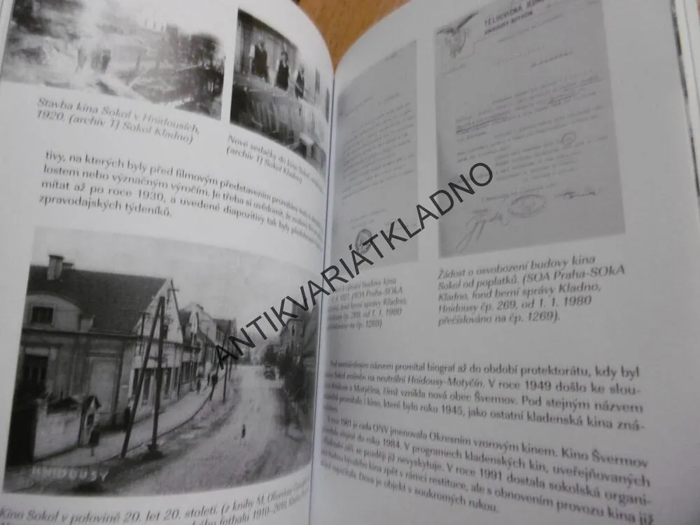 SENSAČNÍ PODÍVANÁ!, DĚJINY KLADENSKÝCH BIOGRAFŮ, ZDENĚK POSPÍŠIL, KLADNO,
