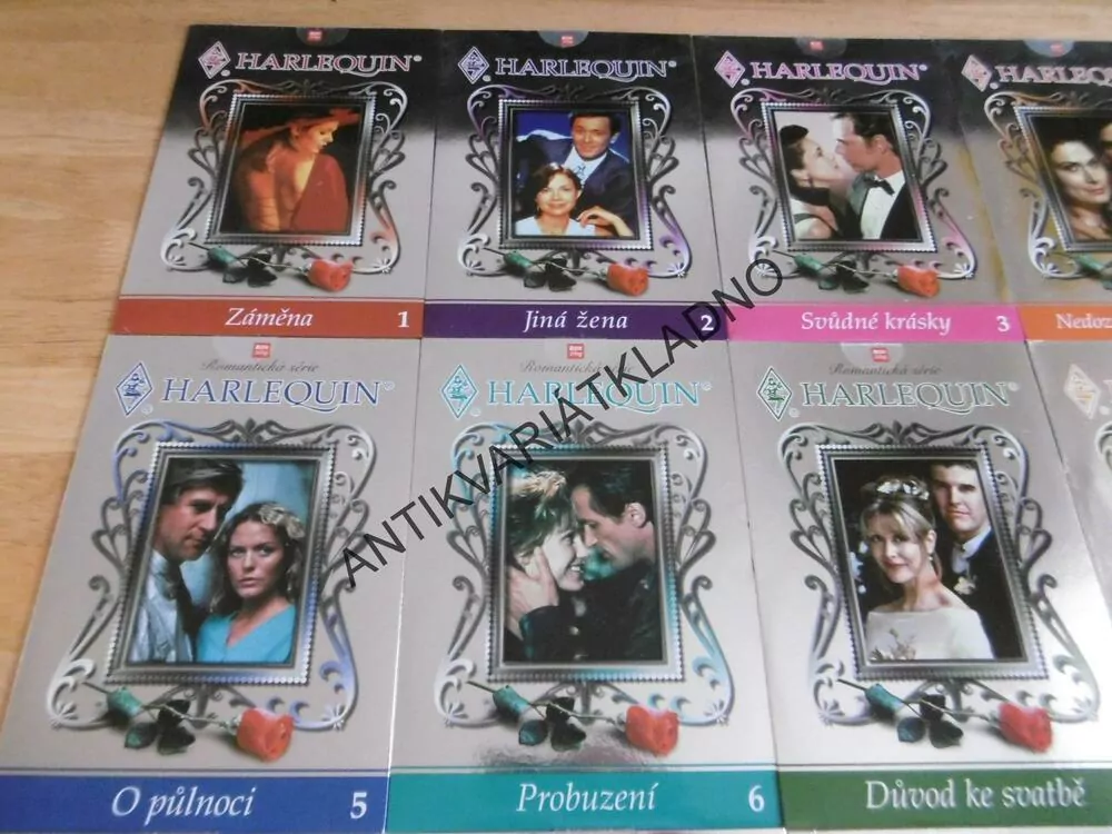 ROMANTICKÁ SÉRIE HARLEQUIN, 1. - 12., 12 X DVD FILM
