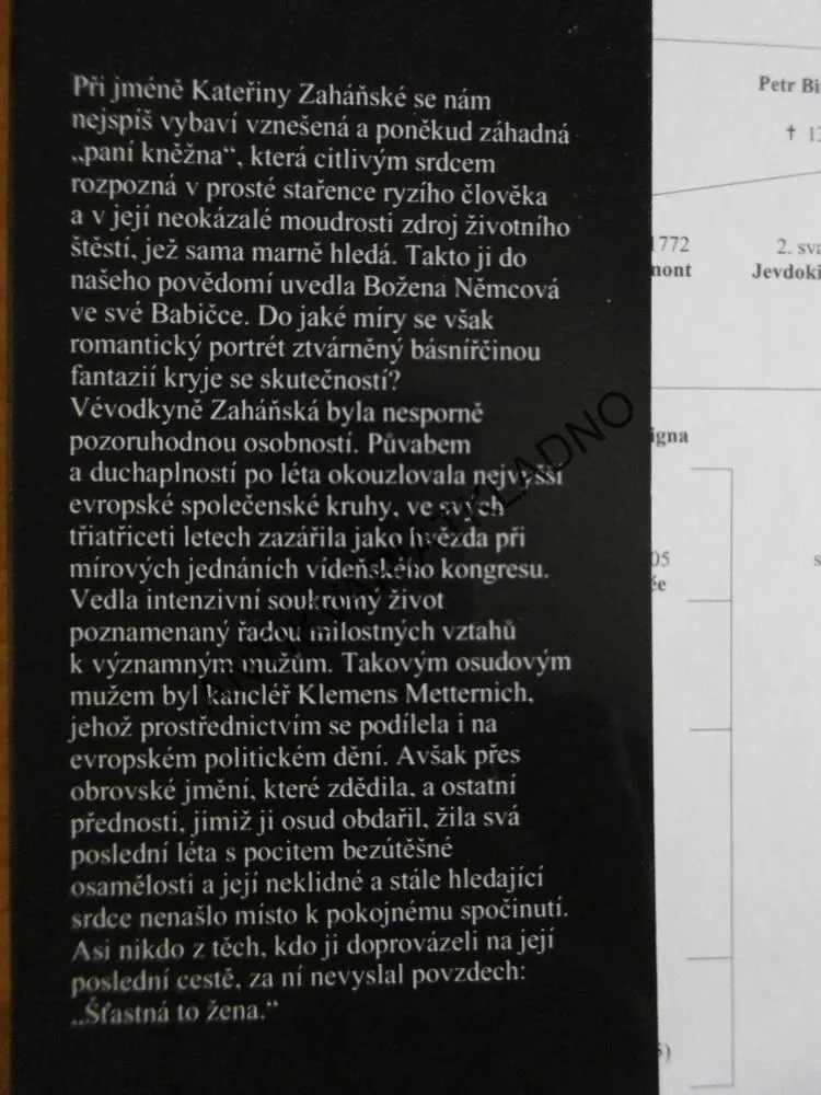 KATEŘINA ZAHÁŇSKÁ, HELENA SOBKOVÁ, **an