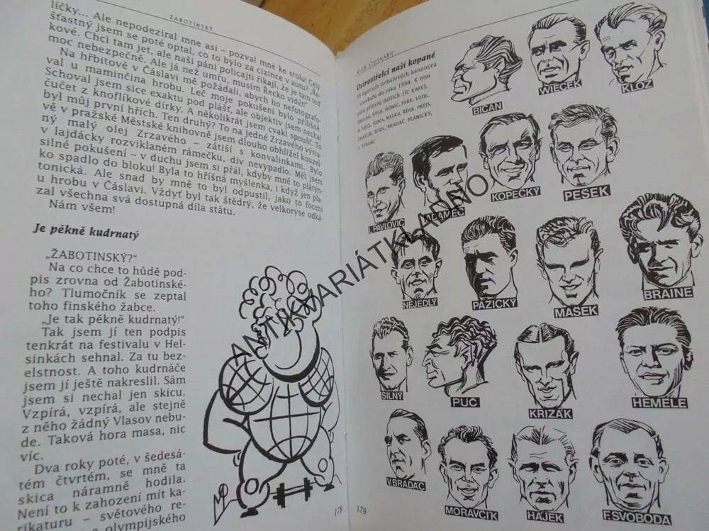 OŽIVLÉ KARIKATURY, OTA MAŠEK, JAK JSEM JE ZNAL A KRESLIL, **an