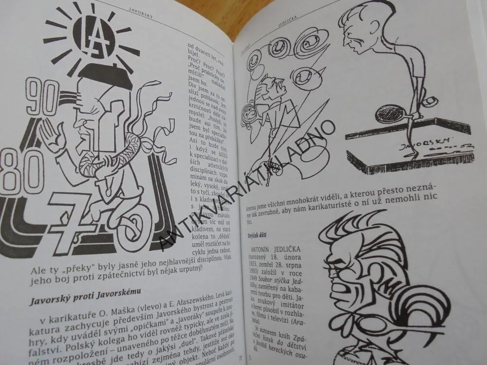 OŽIVLÉ KARIKATURY, OTA MAŠEK, JAK JSEM JE ZNAL A KRESLIL, **an