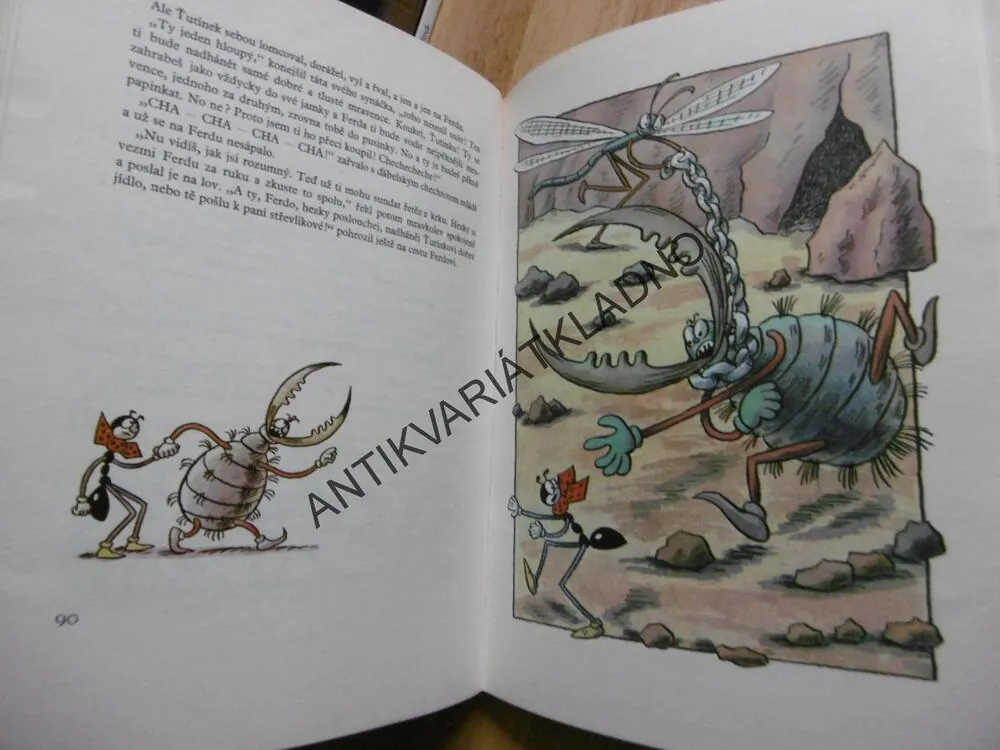 KNÍŽKA FERDY MRAVENCE, ONDŘEJ SEKORA, 2001, stav A1