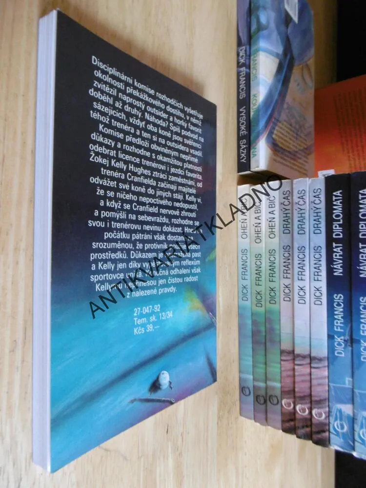 VYŠETŘOVACÍ KOMISE, DICK FRANCIS, **an