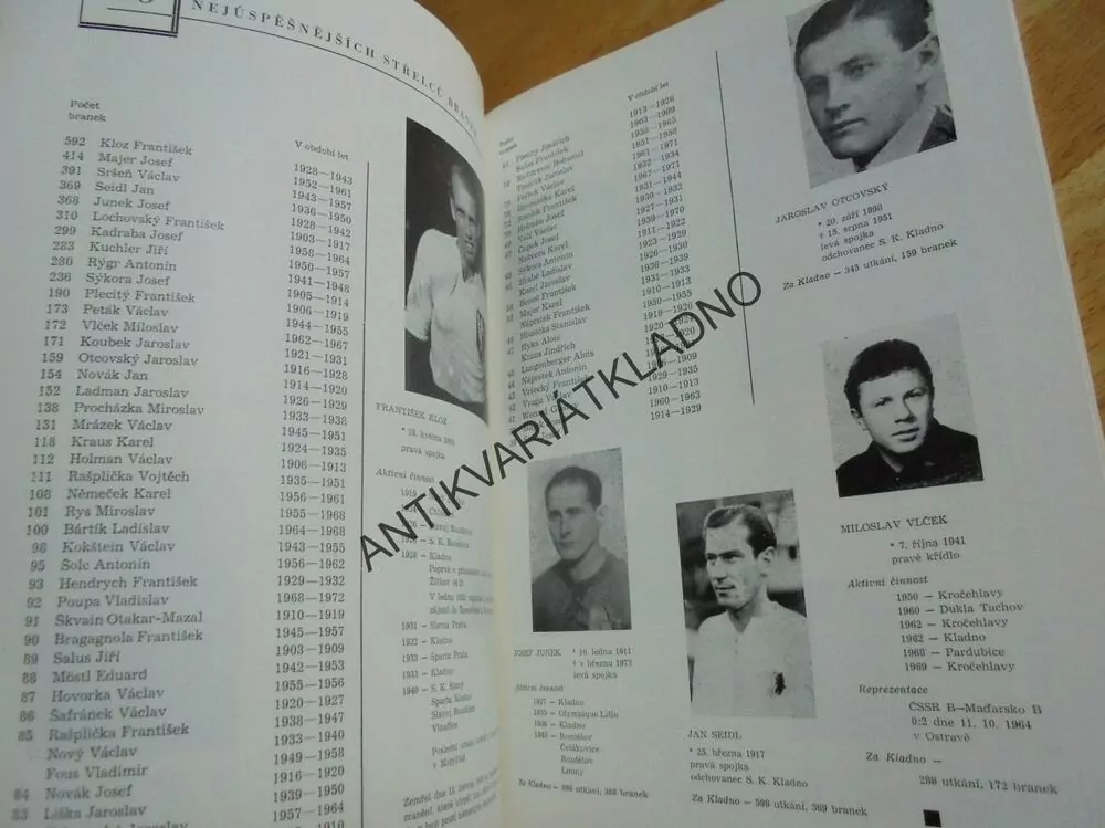 70 LET KOPANÉ KLADNO POLDI SONP, FOTBAL, 1973, **an