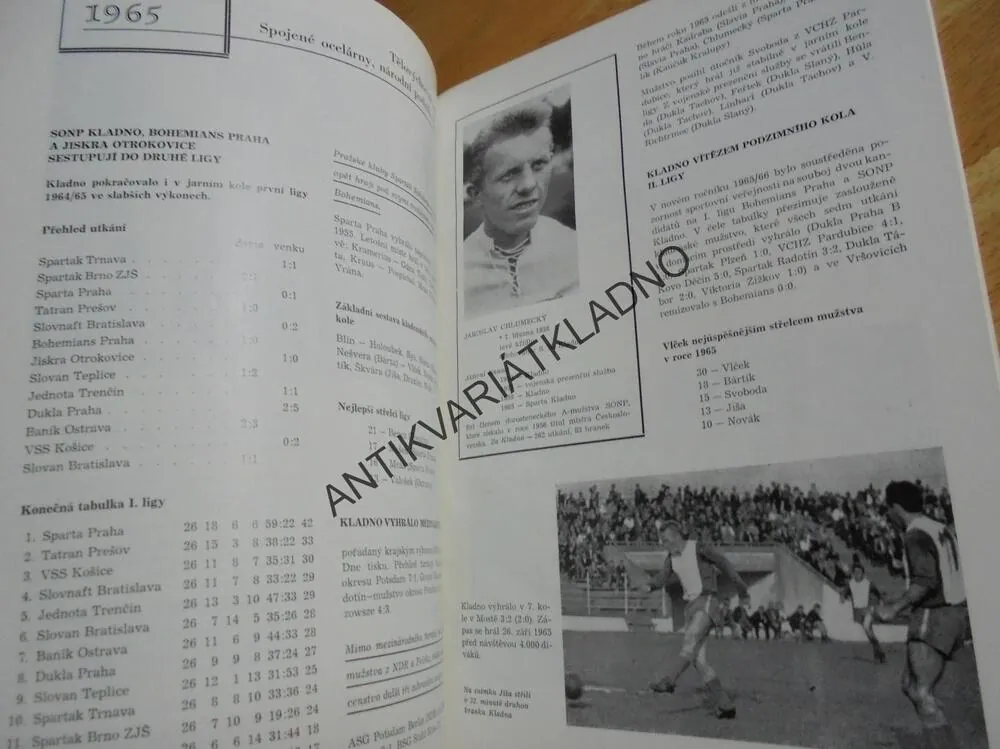70 LET KOPANÉ KLADNO POLDI SONP, FOTBAL, 1973, **an