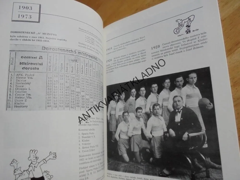 70 LET KOPANÉ KLADNO POLDI SONP, FOTBAL, 1973, **an