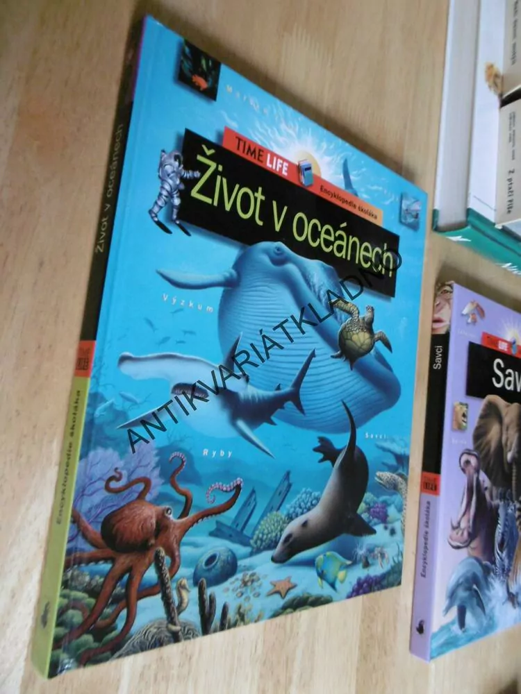 ŽIVOT V OCEÁNECH, TIME LIFE, ENCYKLOPEDIE ŠKOLÁKA, **an