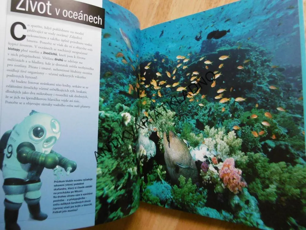 ŽIVOT V OCEÁNECH, TIME LIFE, ENCYKLOPEDIE ŠKOLÁKA, **an