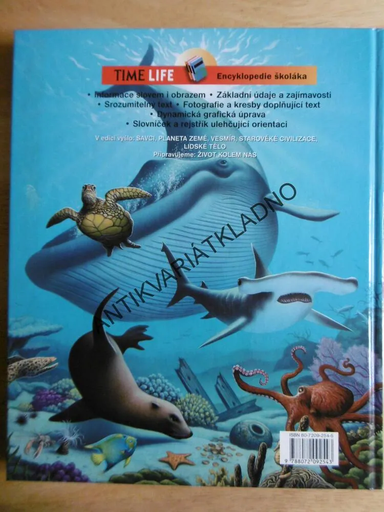 ŽIVOT V OCEÁNECH, TIME LIFE, ENCYKLOPEDIE ŠKOLÁKA, **an