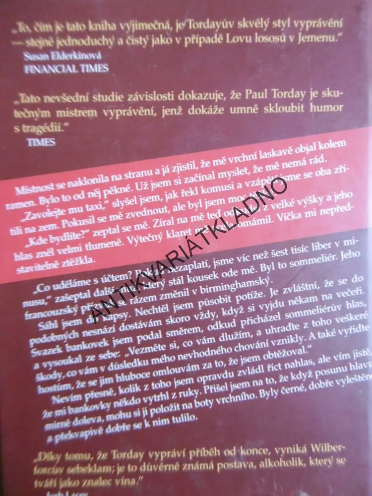 VÁŠEŇ AŽ DO DNA BORDEAUX, PAUL TORDAY, **an