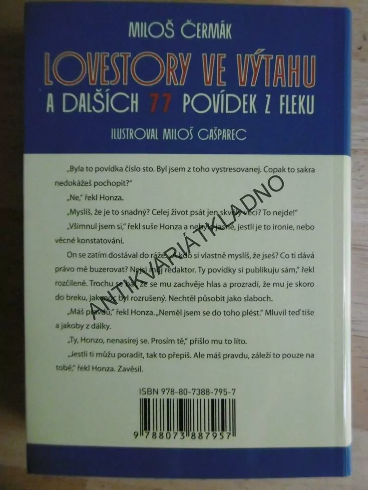 LOVESTORY VE VÝTAHU A DALŠÍ 77 POVÍDEK, M. ČERMÁK, **an