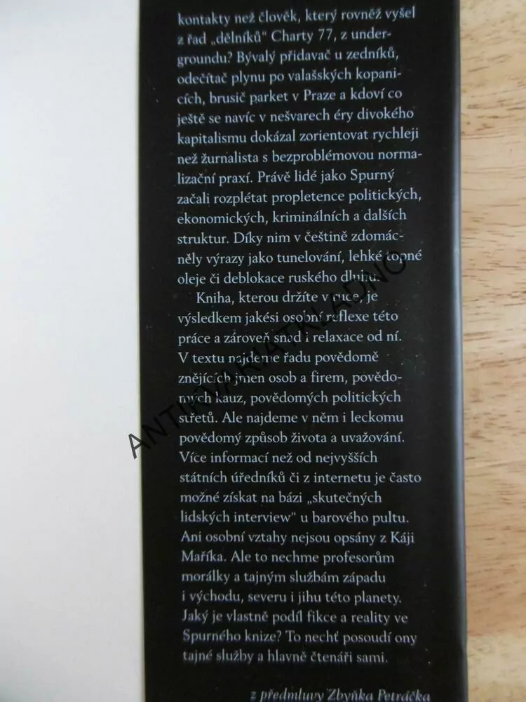 ČESKÁ KOCOVINA, JAROSLAV SPURNÝ, **an