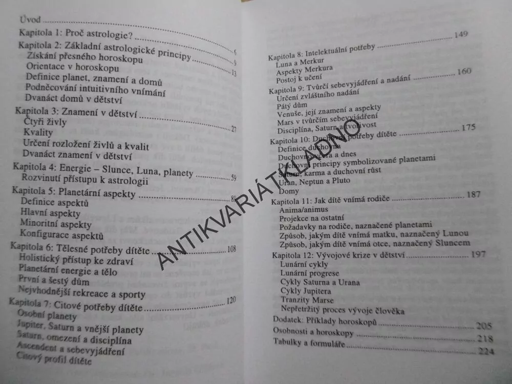OPTIMÁLNÍ DÍTĚ, ASTROLOGIE, GLORIA STAR, **an