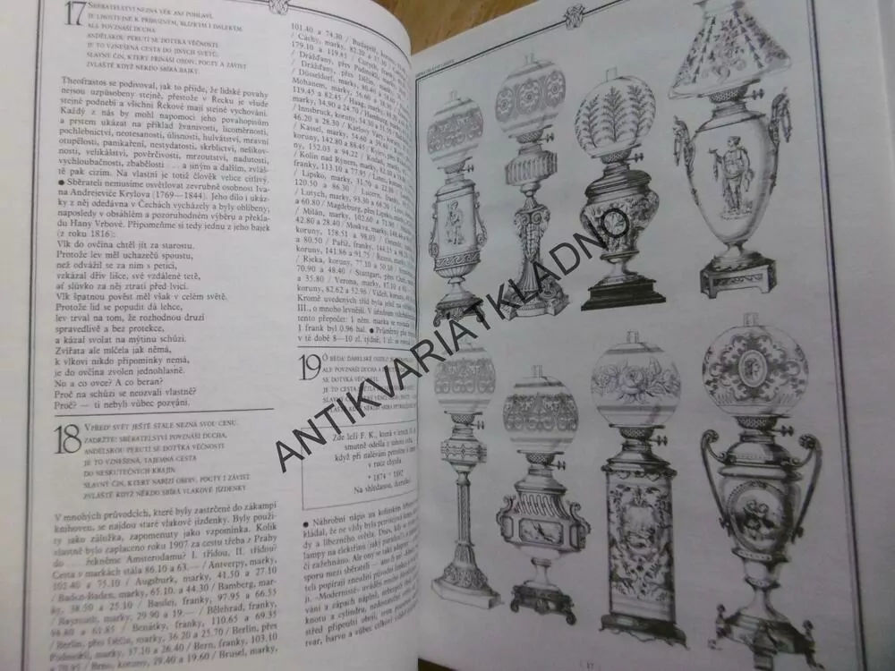 SBĚRATELSTVÍ, DRAHOKAMY, ETIKETY, OBRAZY, MASKY, HERALDIKA, FIGURKY, KAMENY, ÚLY, AJ. 1983, **an
