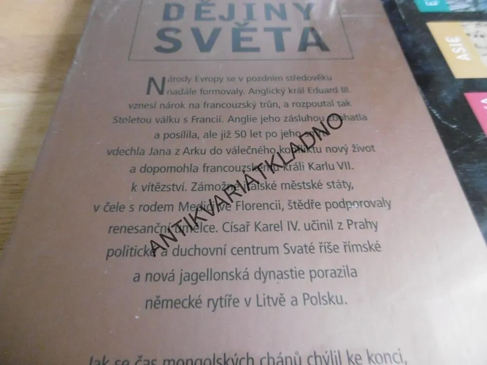 ILUSTROVANÉ DĚJINY SVĚTA, STARÉ A NOVÉ SVĚTY, 1339-1492, VÝBĚR, **an