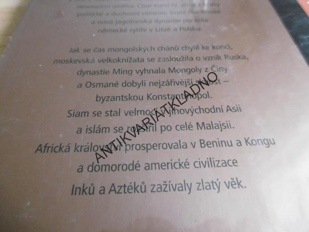 ILUSTROVANÉ DĚJINY SVĚTA, STARÉ A NOVÉ SVĚTY, 1339-1492, VÝBĚR, **an