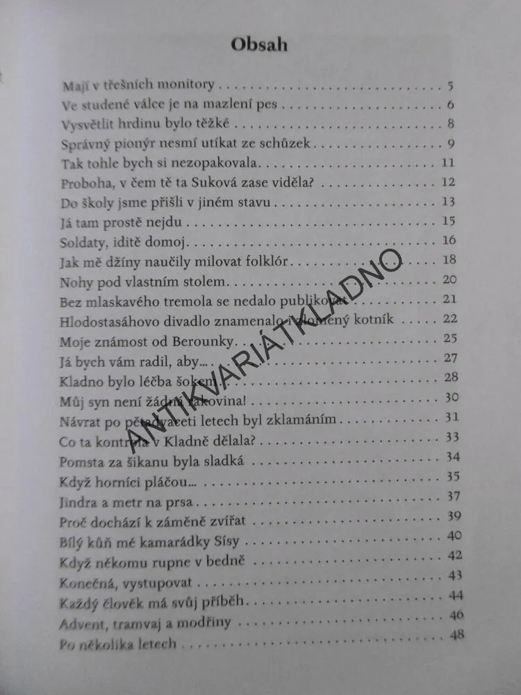 NA KLADENSKU SE KRÁSNĚ LHALO, OLGA FIKRLOVÁ, KLADNO, 