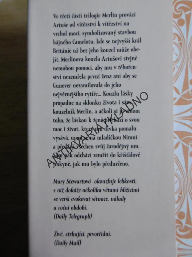 OKOUZLENÝ KOUZELNÍK, MERLIN, 3., MARY STEWARTOVÁ, **an