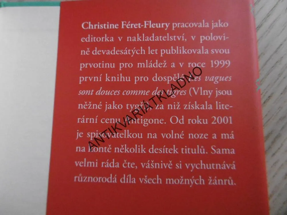 DÍVKA, KTERÁ ČETLA V METRU, CHRISTINE FÉRET-FLEURY, **an