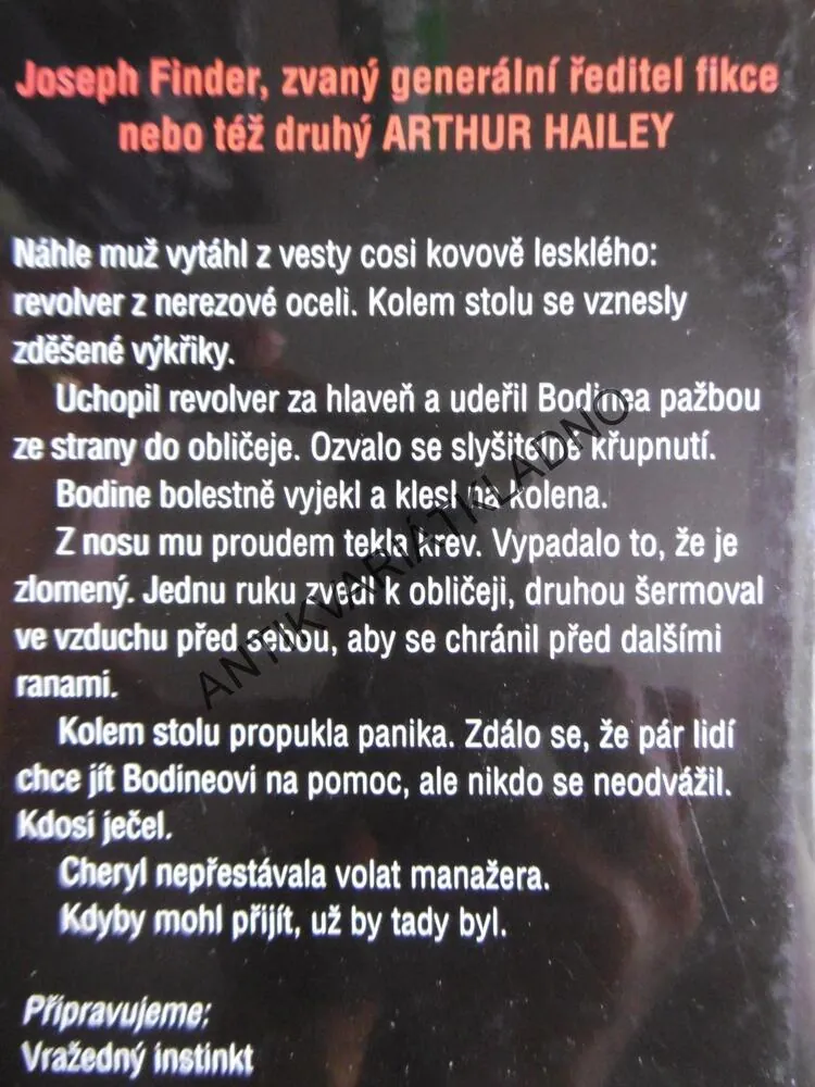 POWER PLAY NÁTLAKOVÁ HRA, JOSEPH FINDER, **an
