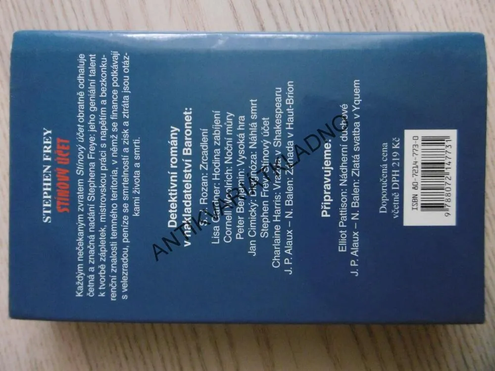 STÍNOVÝ ÚČET, STEPHEN FREY, **an