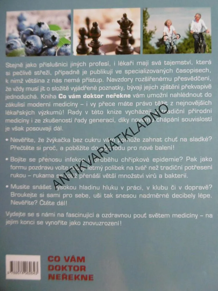 CO VÁM DOKTOR NEŘEKNE, TAJEMSTVÍ ZDRAVÍ, **an