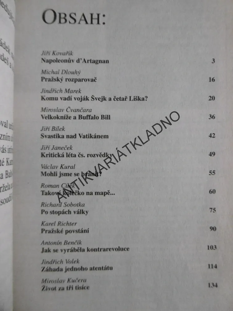 PŘÍSNĚ TAJNÉ!, 4/2004, GENERÁL CÍSAŘE NAPOLEONA, **an