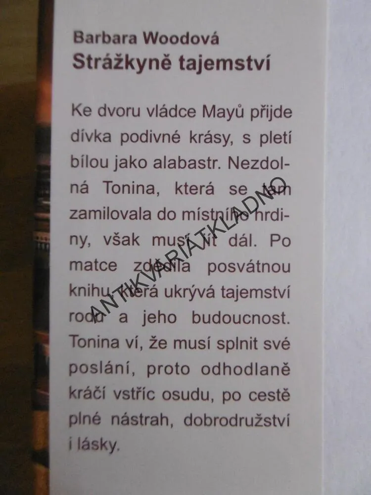 STRÁŽKYNĚ TAJEMSTVÍ, BARBARA WOODOVÁ, **an