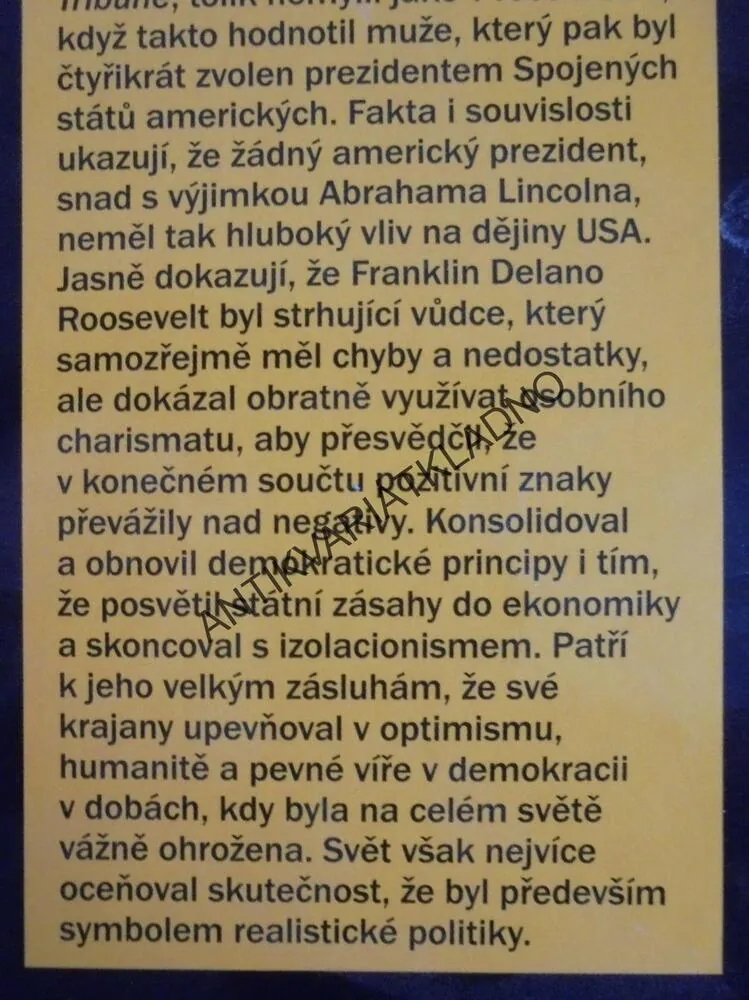 ROOSEVELT, 4X PREZIDENT USA, BROŽ, MAGNET SV.14, **an