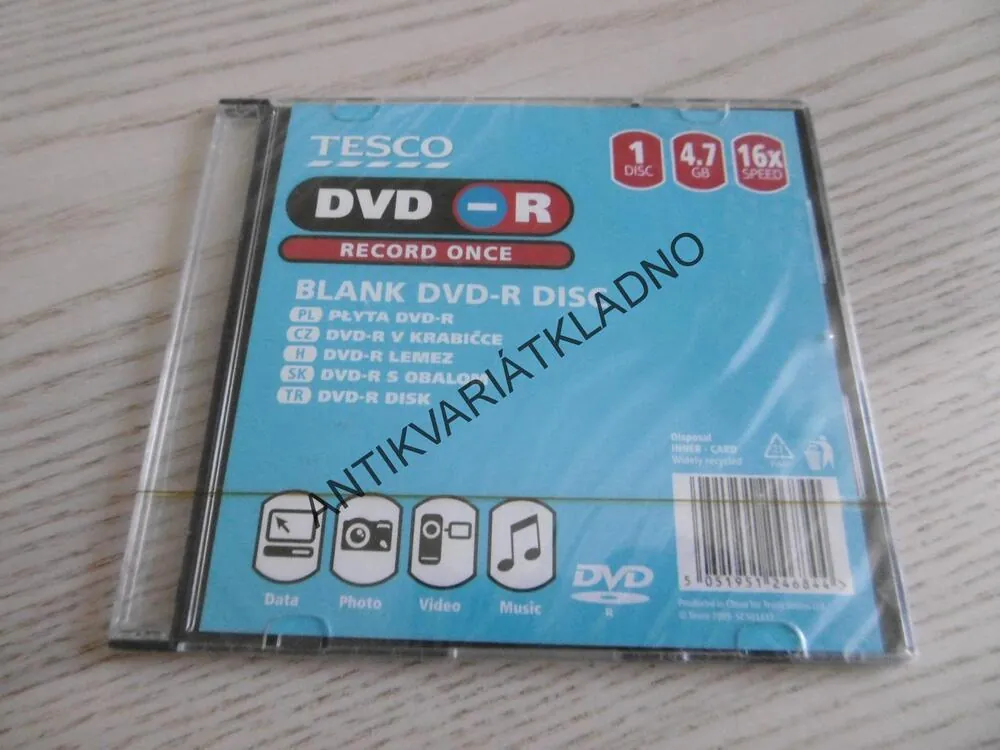 CD, ČISTÉ NENAHRANÉ, ORIGINAL