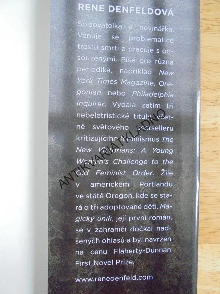 MAGICKÝ ÚNIK, ZPOVĚĎ Z CELY SMRTI,DENFELDOVÁ, **an