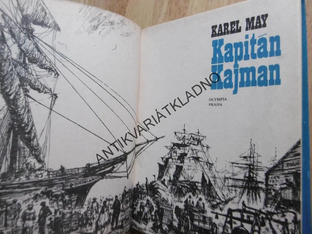 KAPITÁN KAJMAN, KAREL MAY,1980, GUSTAV KRUM, **an