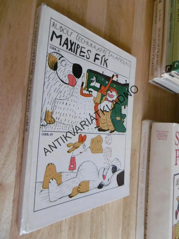 MAXIPES FÍK, RUDOLF ČECHURA, JIŘÍ ŠALAMOUN, 1989, KOMIKS, **an