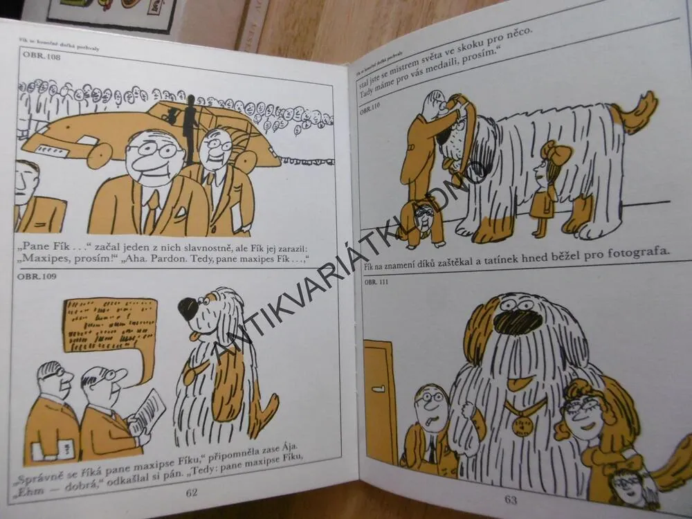 MAXIPES FÍK, RUDOLF ČECHURA, JIŘÍ ŠALAMOUN, 1989, KOMIKS, **an