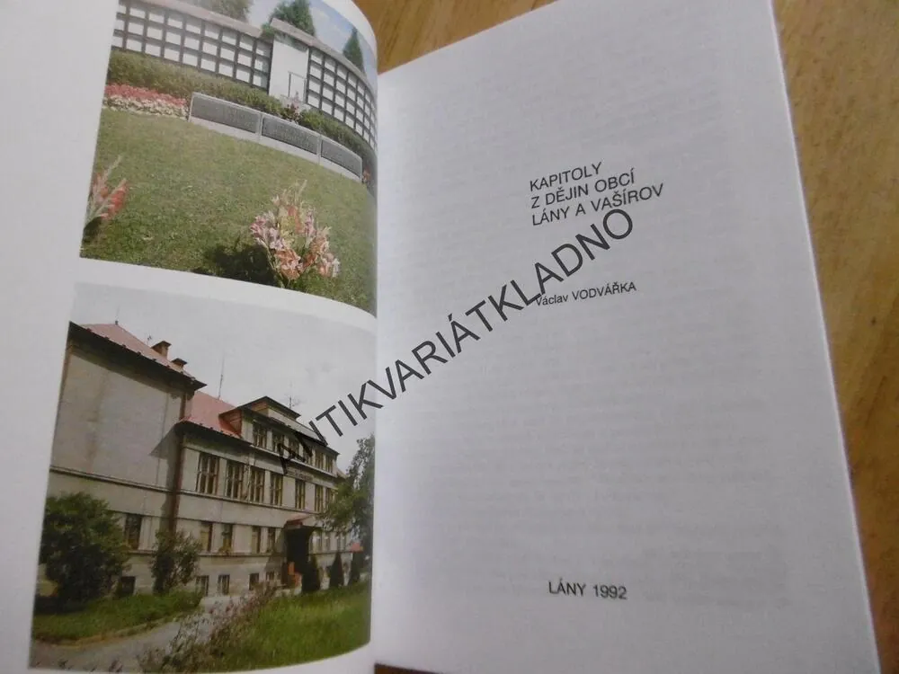KAPITOLY Z DĚJIN OBCÍ LÁNY A VAŠÍROV, OKRES KLADNO, VÁCLAV VODVÁŘKA, 