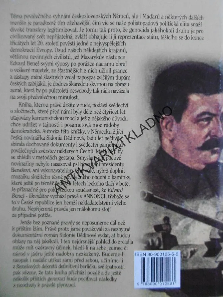 EDVARD BENEŠ - LIKVIDÁTOR, SIDONIA DĚDINOVÁ, **an
