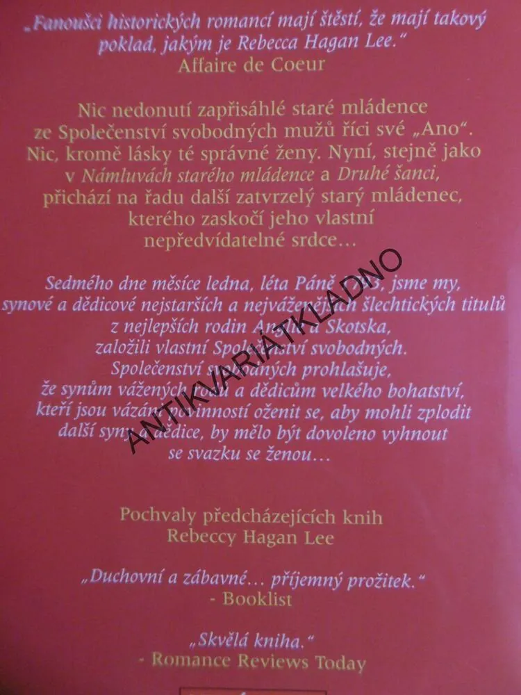 JEHO NA CELÝ ŽIVOT, REBECCA HAGAN LEE,
