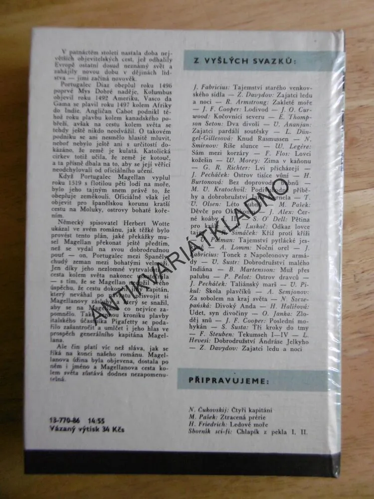 KOD 169 - MAGELLANOVA CESTA SVĚTA, WOTTE. **an