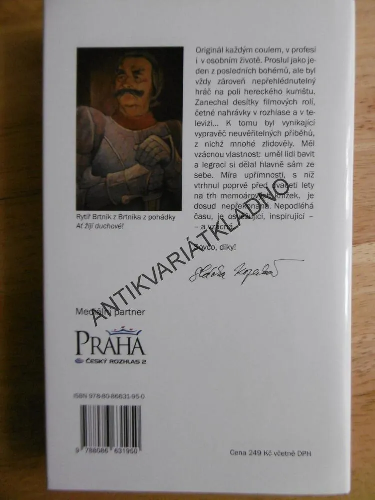 SOVÁK A JEHO SPISY ANEB LÉČBA SMÍCHEM, SLÁVKA KOPECKÁ, SOVÁK -AUTOGRAM,