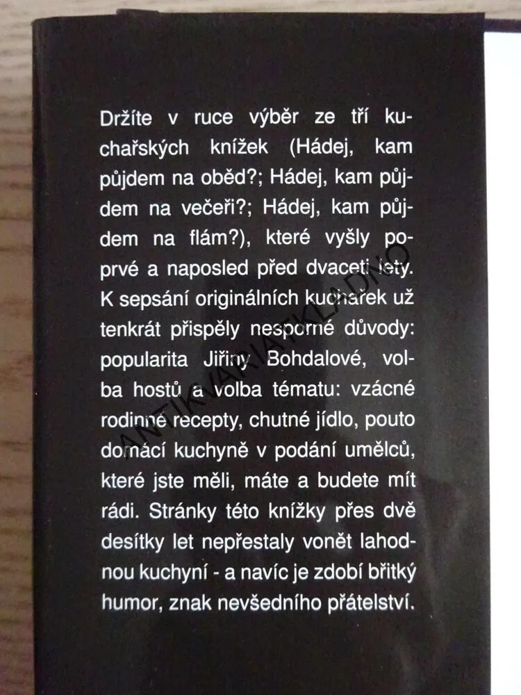 JIŘINA BOHDALOVÁ V KUCHYNI HVĚZD, SLÁVKA KOPECKÁ, **an
