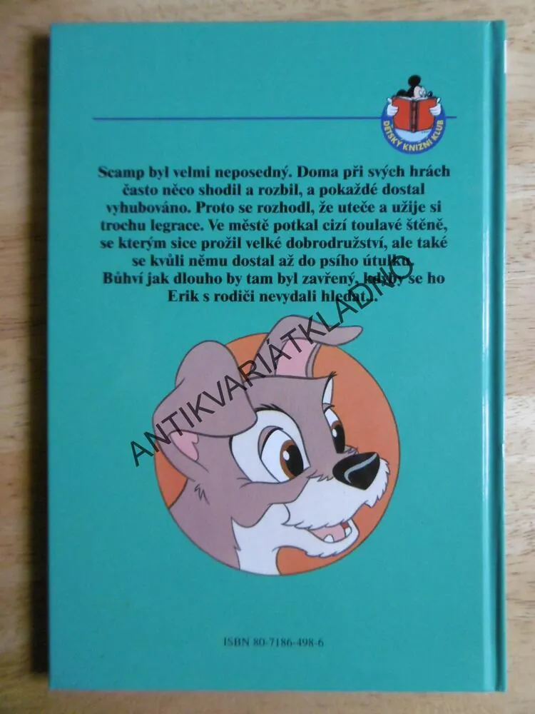 NEZBEDNÁ ŠTĚŇATA, LADY A TRAMP, WALT DISNEY, **an
