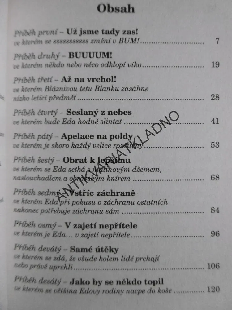 DĚSIVÉ SKUTKY, BLÁZNIVÉ PŘÍHODY EDY NERUDY, PHILIP ARDAGH , **an