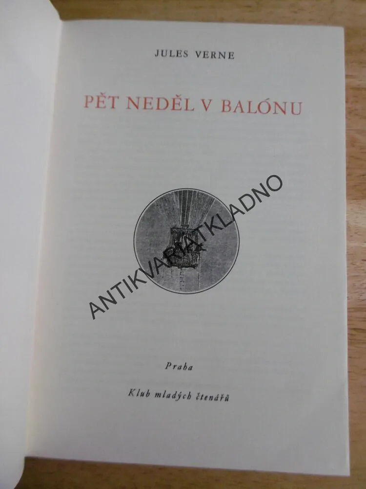 PĚT NEDĚL V BALONU, JULES VERNE, 1969, **an