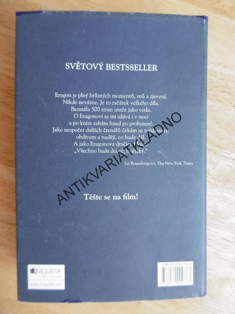 ERAGON, CHRISTOPHER PAOLINI, včetně obalu **an