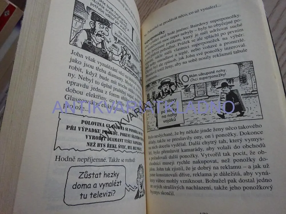 VYNÁLEZCI A JEJICH VYMAZLENÉ VYNÁLEZY, MIKE GOLDSMITH, **an