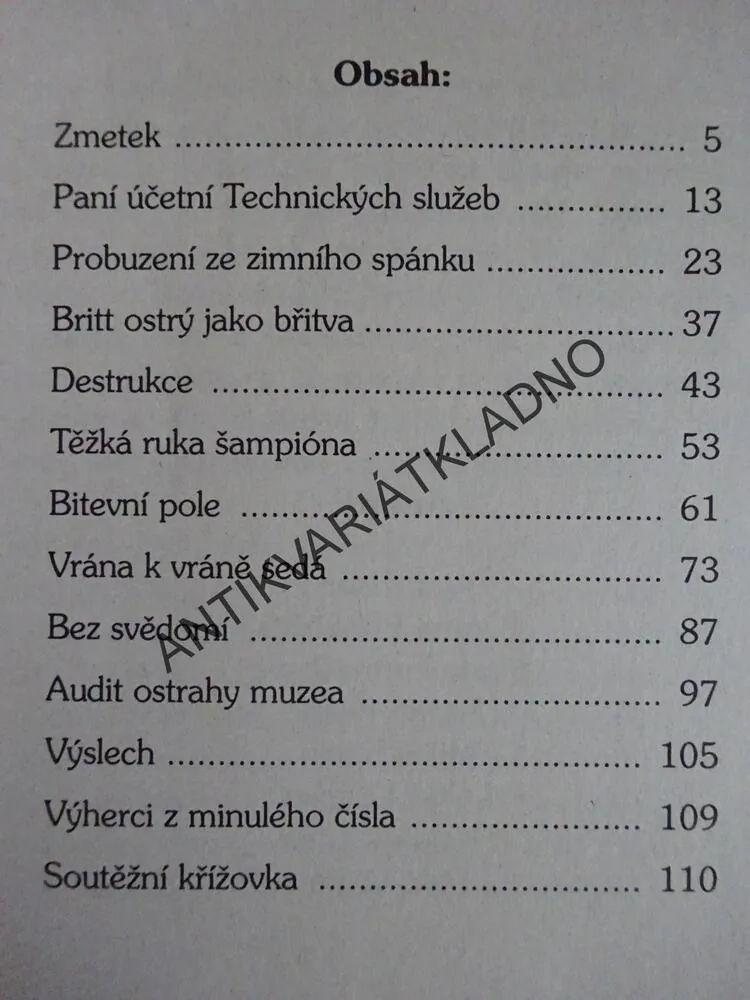 TĚŽKÁ RUKA ŠAMPIONA A DALŠÍ SKUTEČNÉ PŘÍBĚHY, **an