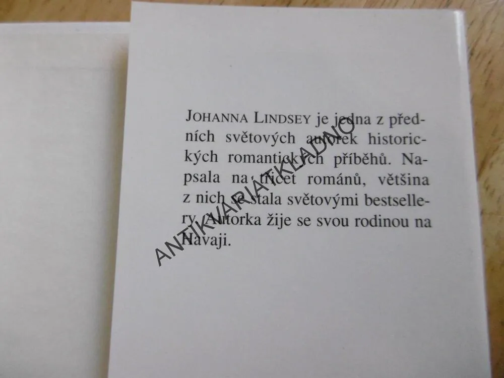 MILUJ MĚ NAVŽDY, JOHANNA LINDSEYOVÁ, LINDSEY, **an