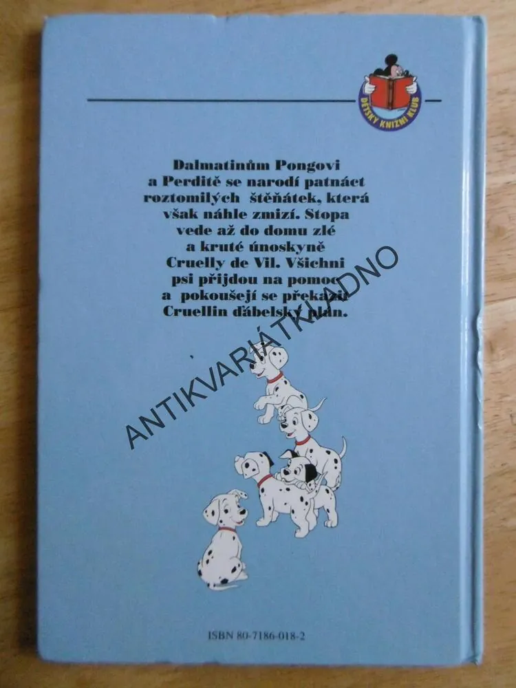 101 DALMATINŮ, WALT DISNEY, **an