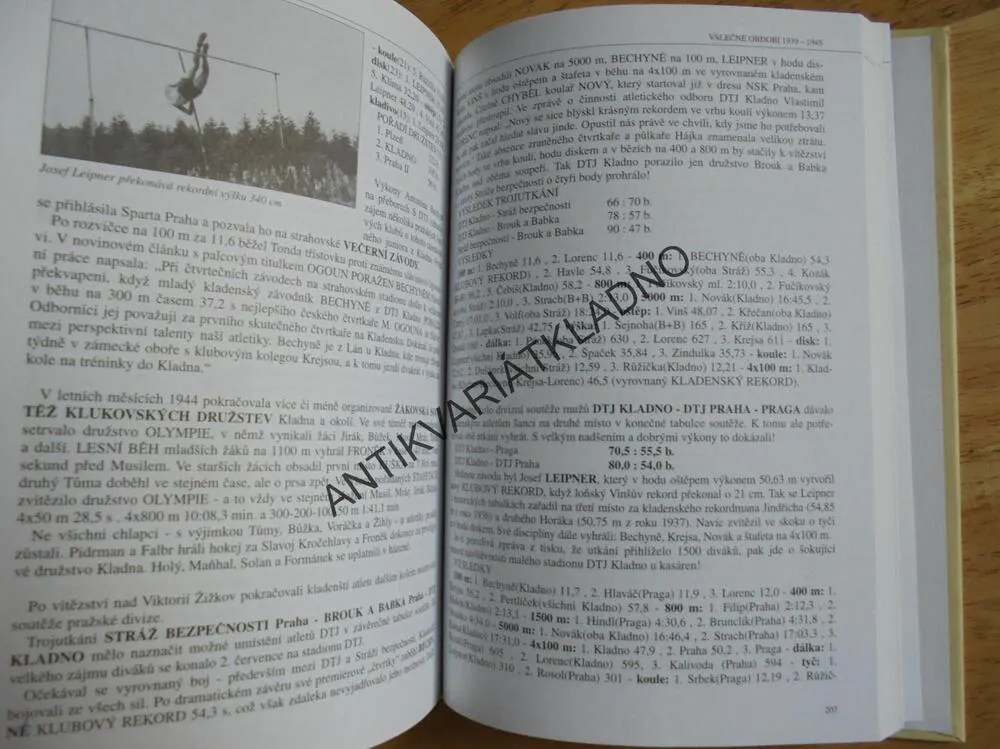 PRVNÍ PŮLSTOLETÍ KLADENSKÉ ATLETIKY 1900-49, KLADNO, KOZÁK, 