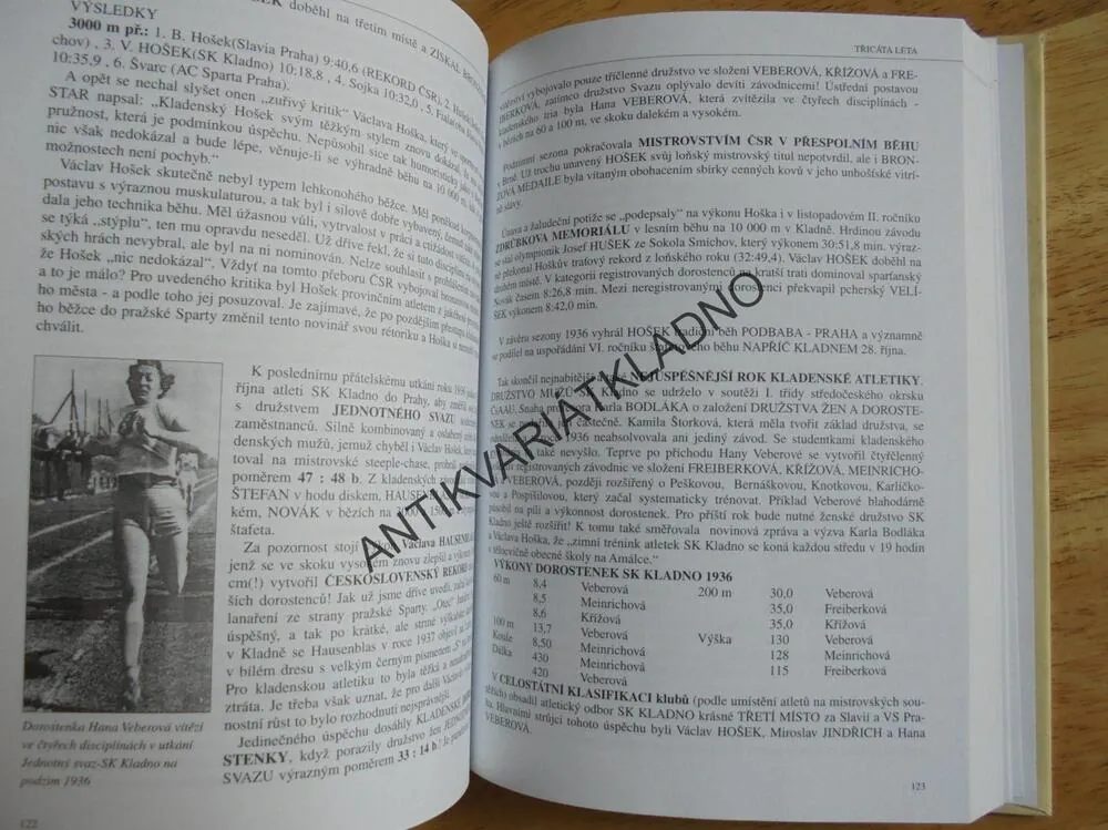 PRVNÍ PŮLSTOLETÍ KLADENSKÉ ATLETIKY 1900-49, KLADNO, KOZÁK, 